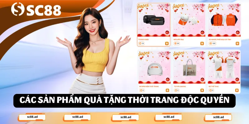 Các sản phẩm quà tặng thời trang độc quyền