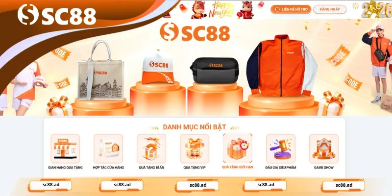 Sự kiện siêu thị quà tặng SC88 tích điểm đổi quà khủng