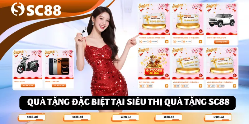 Danh mục quà tặng đặc biệt tại Siêu thị quà tặng SC88